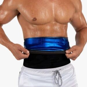 Waist Trainer Trimmer Sweat Belt Band for Men Lower Belly Fat Sauna Slimmingbelt